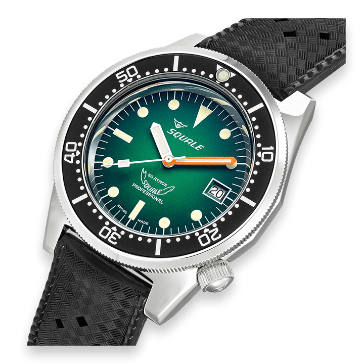 Squale 1521 Green Ray Kautschukband 1521PROFGR.HT – Ansicht 4