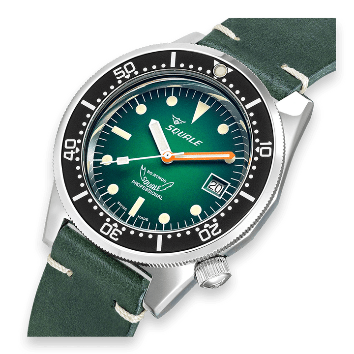 Squale 1521 Green Ray Lederband 1521PROFGR.PVE – Ansicht 4