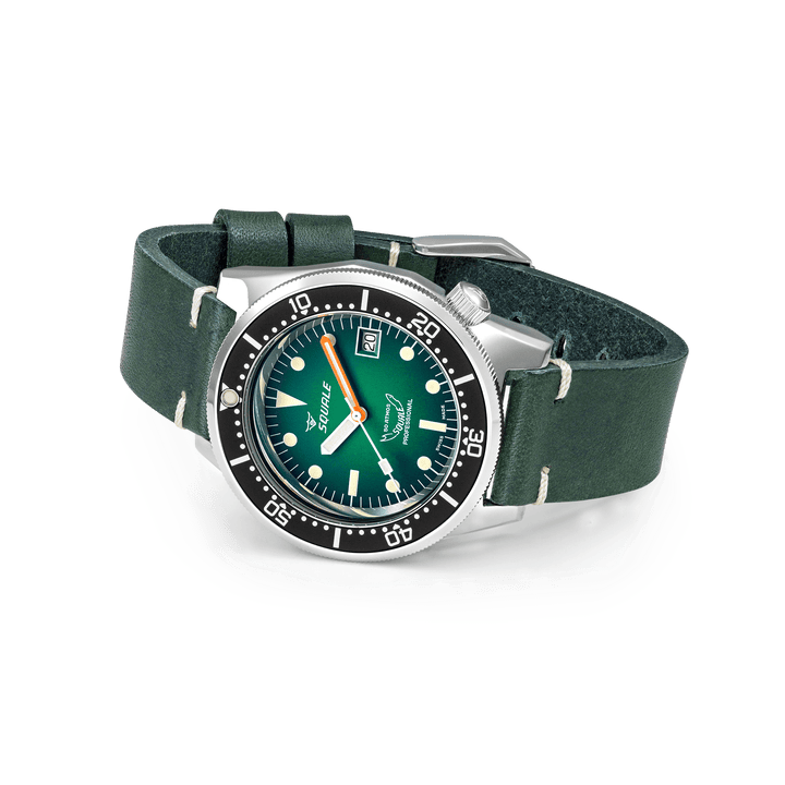 Squale 1521 Green Ray Lederband 1521PROFGR.PVE – Ansicht 3