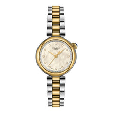Tissot Desire T152.010.22.116.00 – Damenuhr Bicolor Edelstahl/Gold mit Perlmutt-Zifferblatt und Diamantindizes