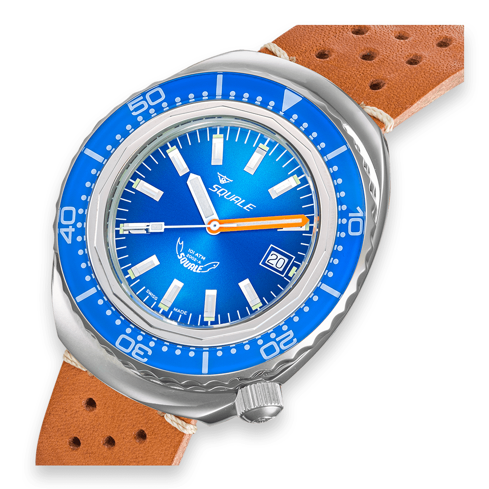 Squale 2002 Blue Lederband 2002.SS.BL.BL.PTC – Ansicht 4