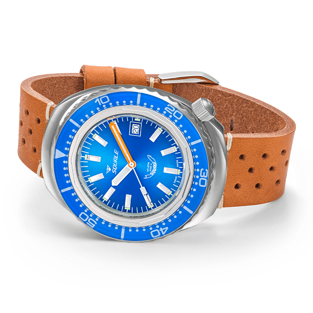 Squale 2002 Blue Lederband 2002.SS.BL.BL.PTC – Ansicht 3