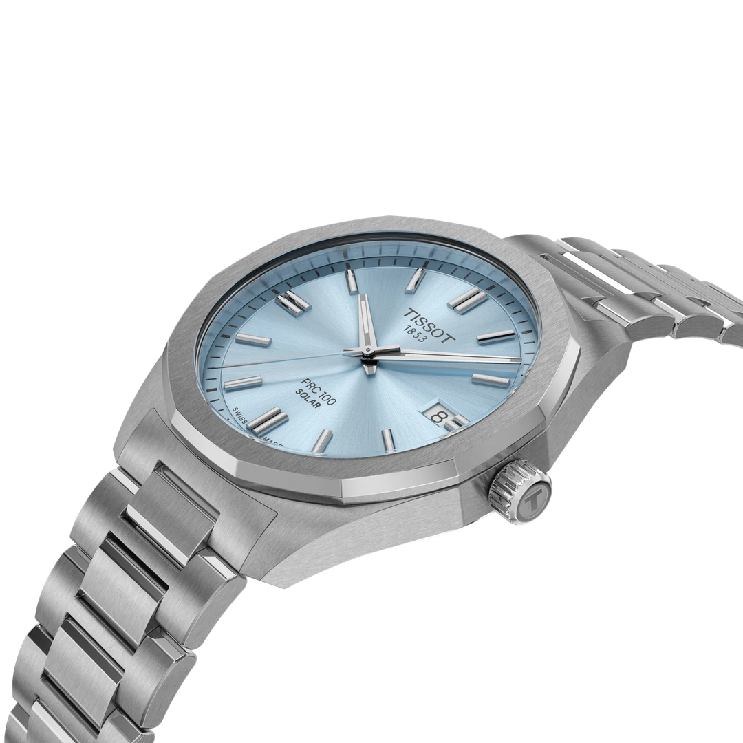 Tissot PRC 100 Solar 39mm T151.422.11.351.00 - Zifferblatt im Detail