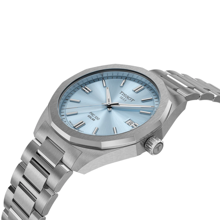 Tissot PRC 100 Solar 39mm T151.422.11.351.00 - Zifferblatt im Detail