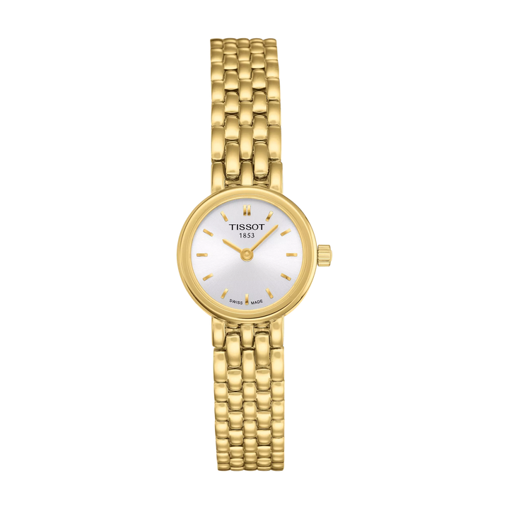 Tissot Lovely 19,5mm T058.009.33.031.00 - Zifferblatt Silber, Armband PVD-Beschichtung