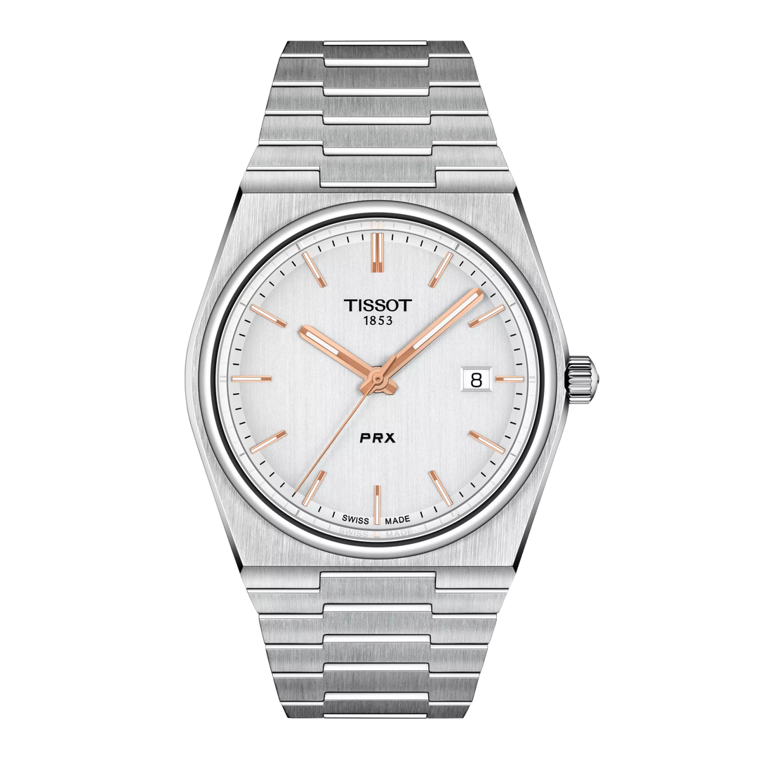 Tissot PRX 39,5mm T137.410.11.031.00 - Zifferblatt Silber, Armband Stahl