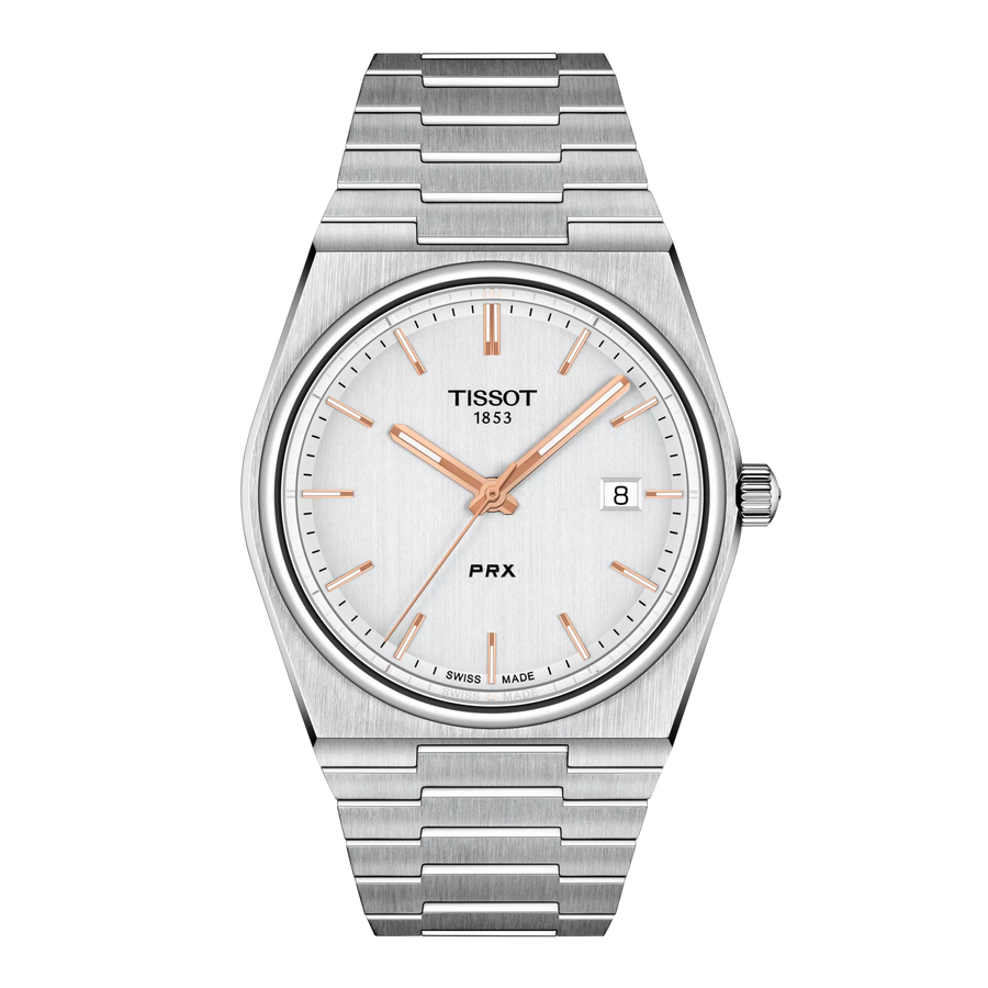 Tissot PRX 39,5mm T137.410.11.031.00 - Zifferblatt Silber, Armband Stahl