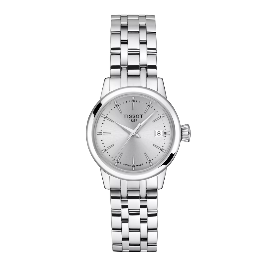 Tissot Classic Dream 28mm T129.210.11.031.00 - Zifferblatt Silber, Armband Stahl