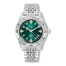 Squale Super Squale Big Arrows Green – Taucheruhr Edelstahl mit grünem Zifferblatt und Pfeilzeigern