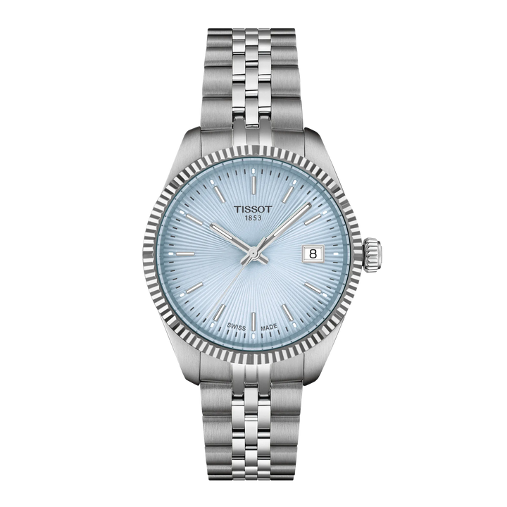 Tissot Ballade 34mm T156.210.11.351.00 - Zifferblatt Eisblau, Armband Stahl