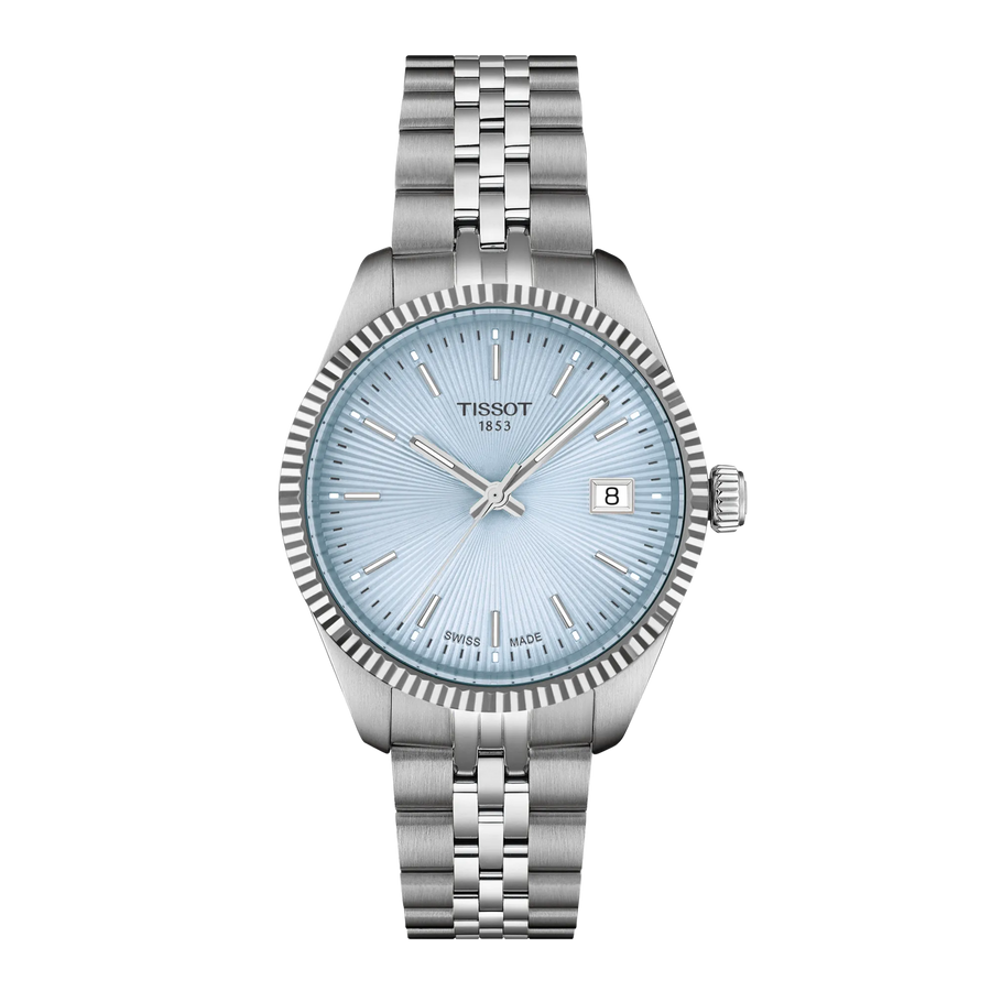 Tissot Ballade 34mm T156.210.11.351.00 - Zifferblatt Eisblau, Armband Stahl