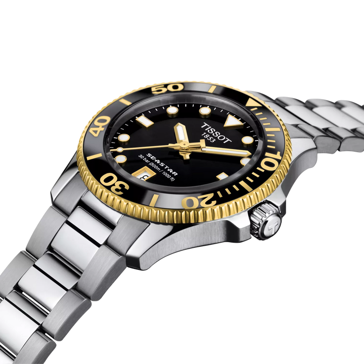 Tissot Seastar 1000 36mm T120.210.21.051.00 - Zifferblatt im Detail