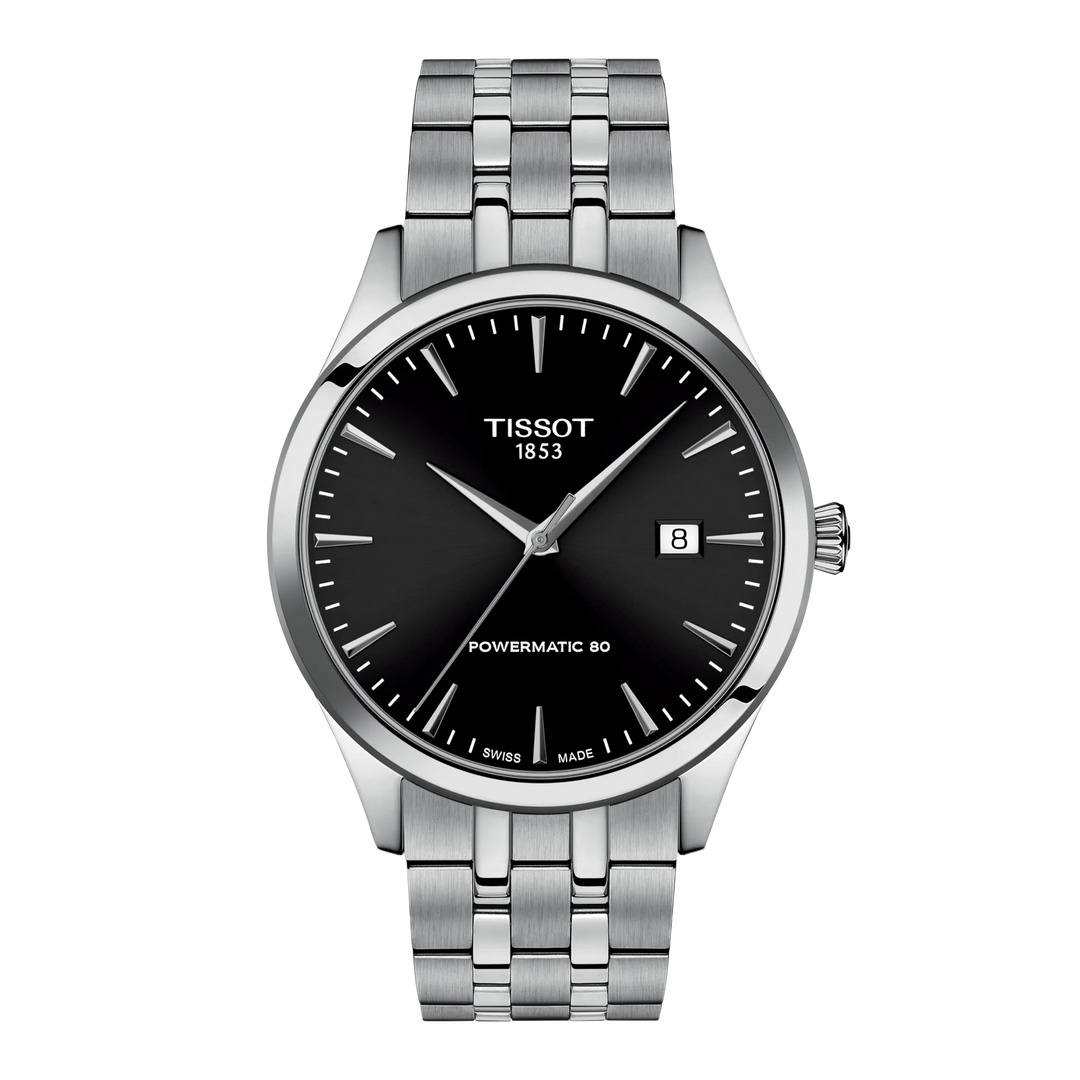 Tissot Classic Dream 40mm T158.407.11.051.00 - Zifferblatt Schwarz, Armband Stahl