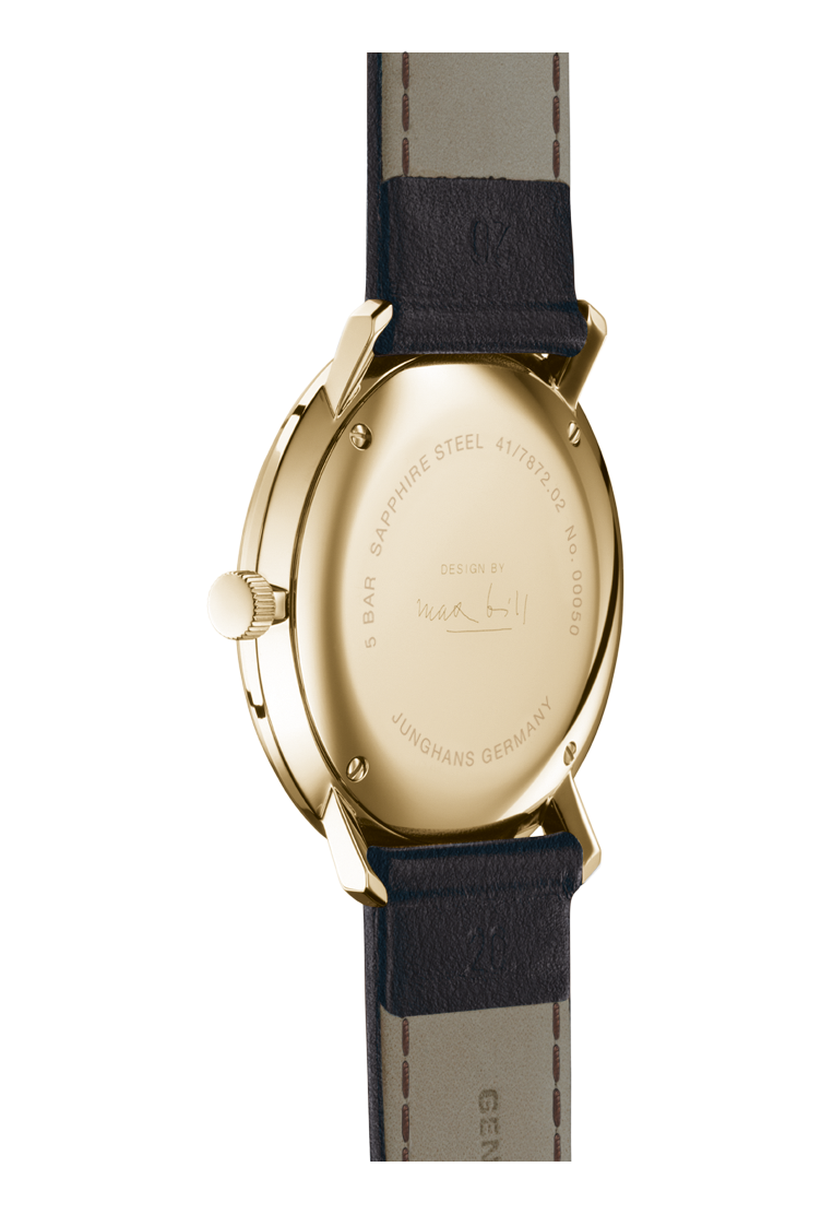 Junghans Max Bill Quarz 38mm 41/7872.02 - Gehäuseboden