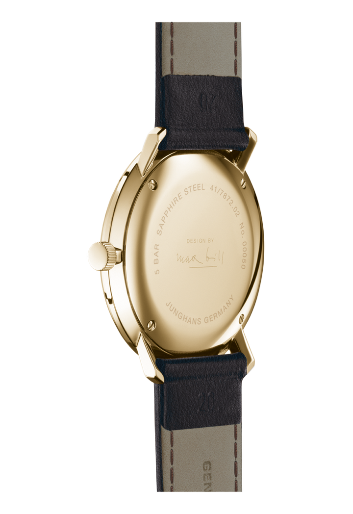 Junghans Max Bill Quarz 38mm 41/7872.02 - Gehäuseboden