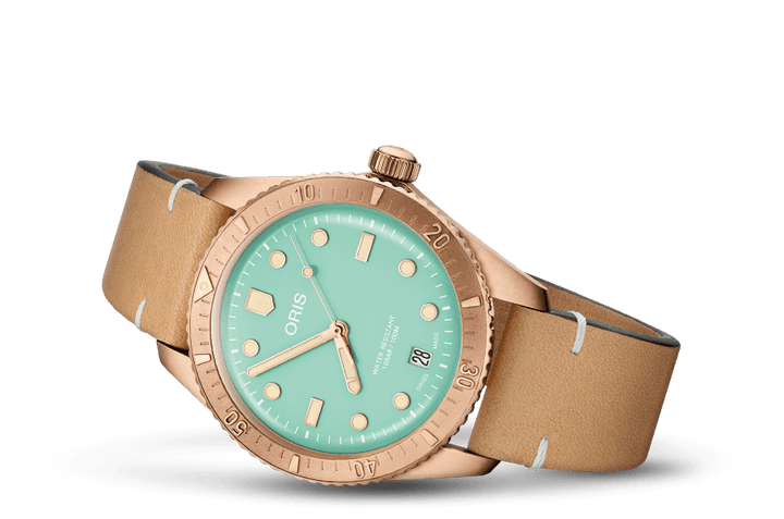 Oris Divers Sixty-Five Cotton Candy 38mm 01 733 7771 3157 – Seitenansicht