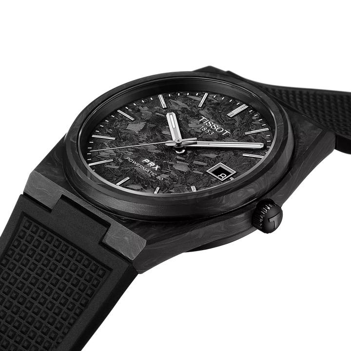Tissot PRX Powermatic 80 Carbon 40,5mm T137.907.97.201.00 – Detailansicht