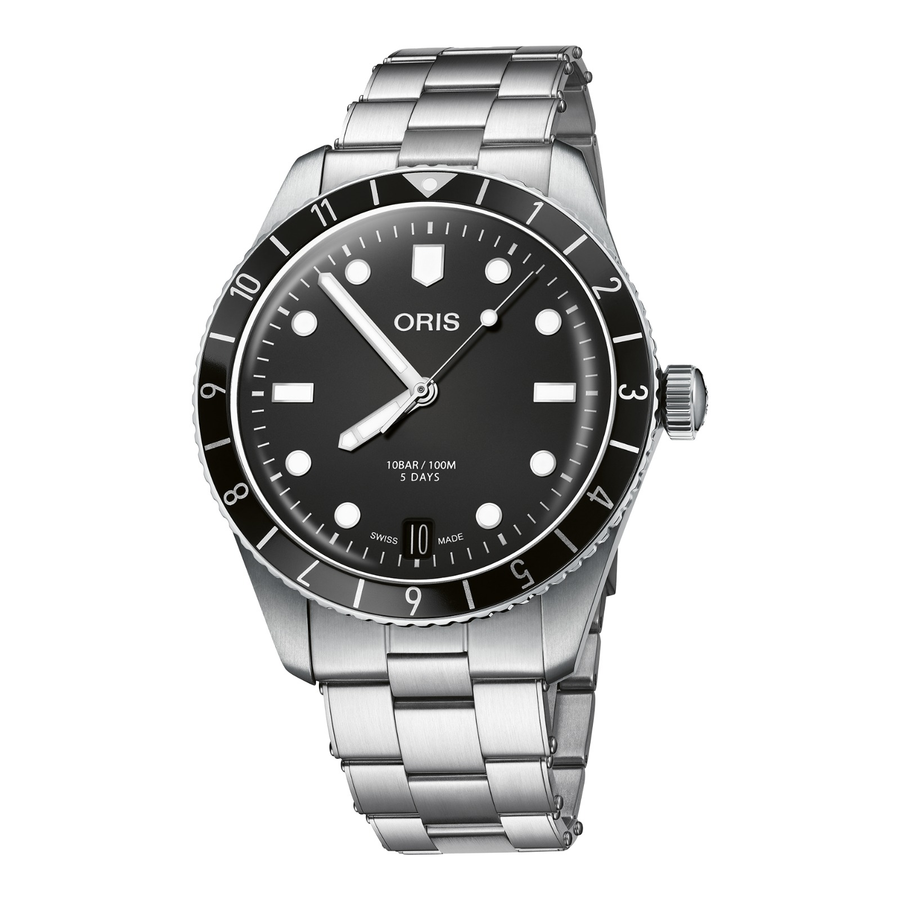 Oris Divers Sixty-Five 12H Calibre 400 40mm 01 400 7772 4054 – Zifferblatt Schwarz, Armband Stahl