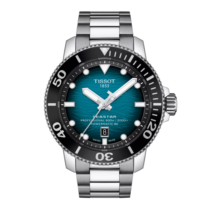 Tissot Seastar 2000 46mm T120.607.11.041.00 - Zifferblatt Blau, Armband Stahl