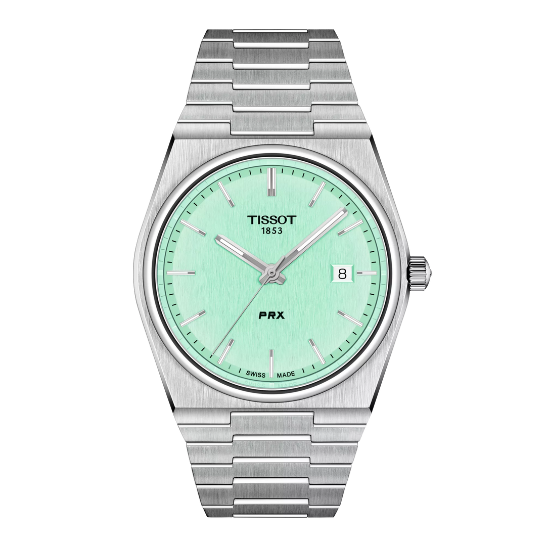 Tissot PRX 39,5mm T137.410.11.091.01 - Zifferblatt Hellgrün, Armband Stahl