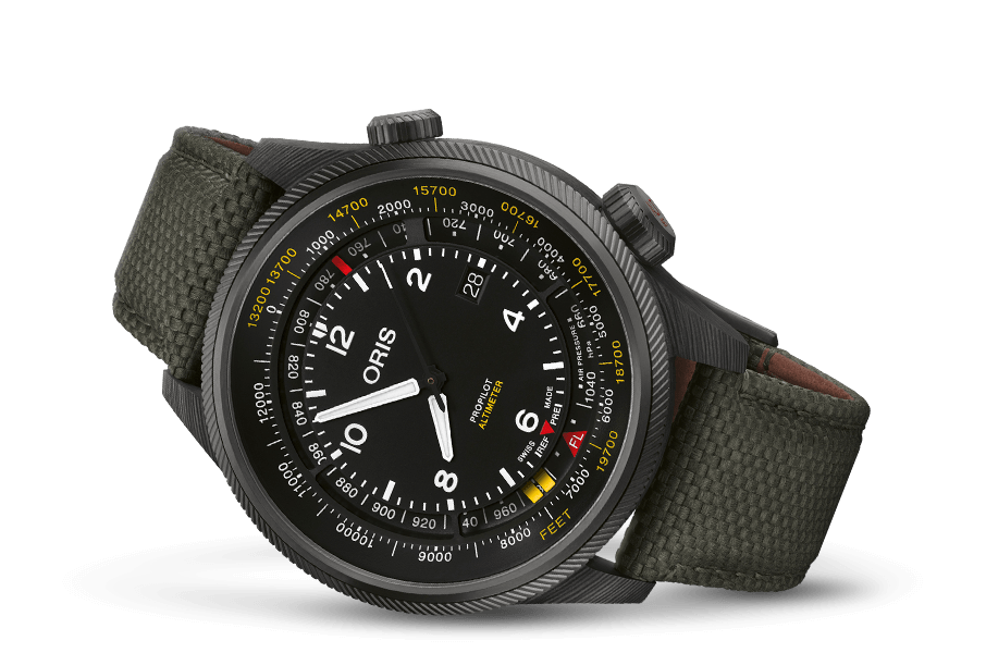 Oris ProPilot Altimeter Fuß-Skala 47mm 01 793 7775 8734 – Seitenansicht