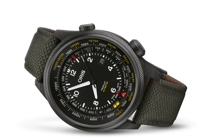 Oris ProPilot Altimeter Fuß-Skala 47mm 01 793 7775 8734 – Seitenansicht