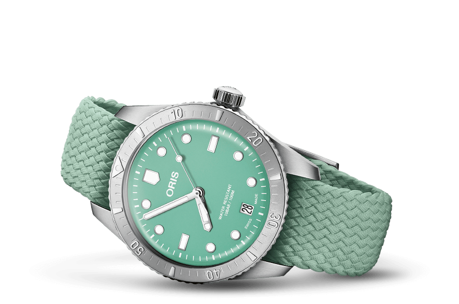 Oris Divers Sixty-Five Cotton Candy 38mm 01 733 7771 4057 – Seitenansicht