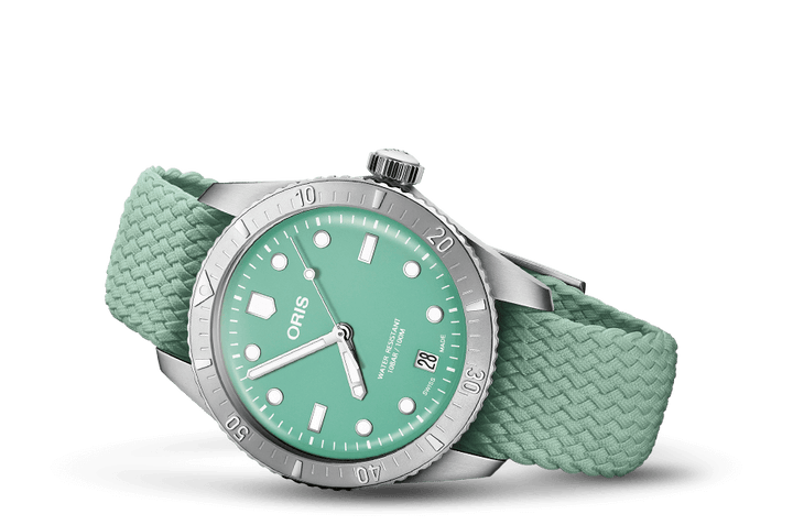 Oris Divers Sixty-Five Cotton Candy 38mm 01 733 7771 4057 – Seitenansicht