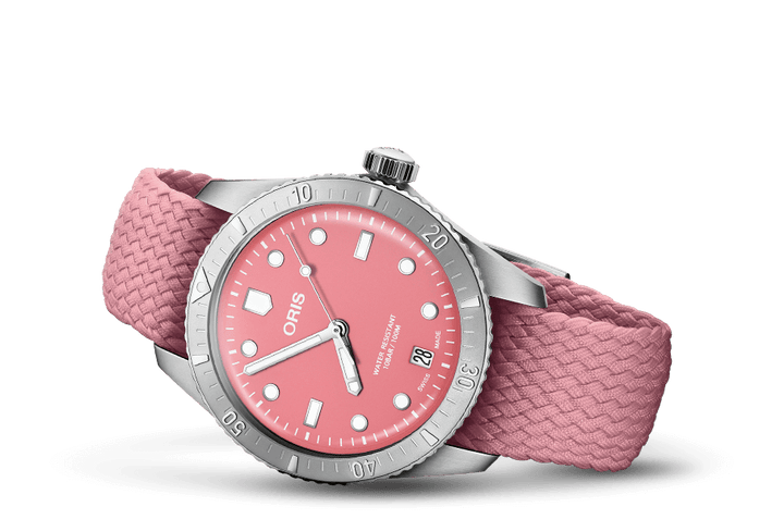 Oris Divers Sixty-Five Cotton Candy 38mm 01 733 7771 4058 – Seitenansicht