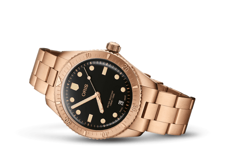Oris Divers Sixty-Five Date 38mm 01 733 7771 3154 – Seitenansicht