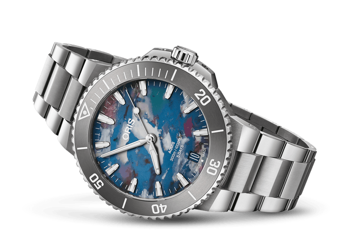 Oris Aquis Date Upcycle Calibre 400 43,5mm 01 400 7790 4150 – Seitenansicht