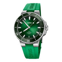 Oris Aquis Date Calibre 400 43,5mm 01 400 7790 4157 – Zifferblatt Grün, Armband Kautschuk