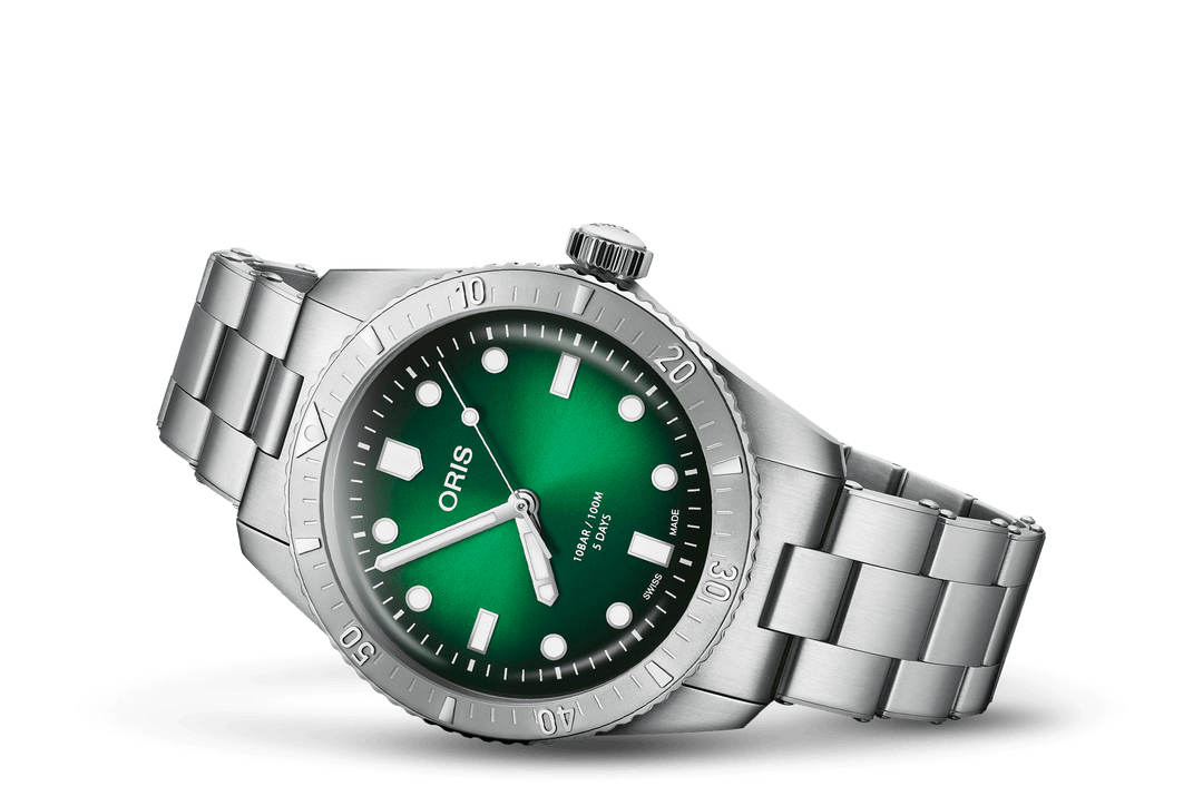 Oris Divers Sixty-Five Calibre 400 38mm 01 400 7774 4057 – Seitenansicht