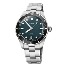Oris Divers Date 39mm 01 733 7795 4055 – Zifferblatt Blau, Armband Stahl