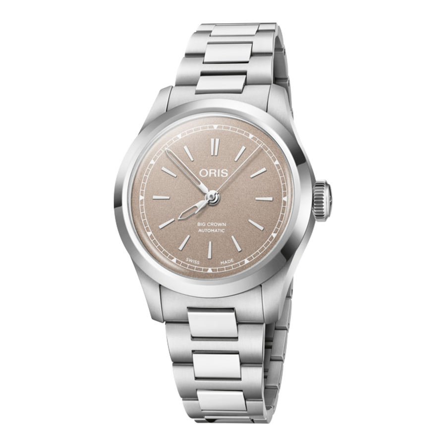 Oris Big Crown 34mm 01 531 7797 4056 – Zifferblatt Braun, Armband Stahl