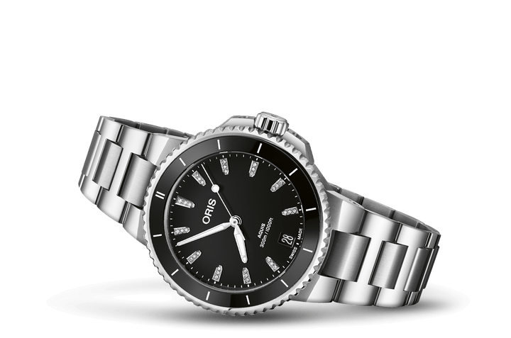 Oris Aquis Date Diamonds 36,5mm 01 733 7792 4194 – Seitenansicht