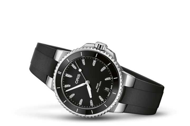 Oris Aquis Date Diamonds 36,5mm 01 733 7792 4194 – Seitenansicht