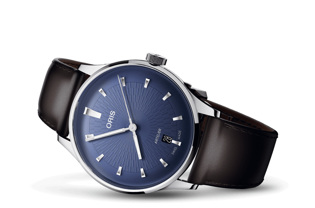 Oris Artelier Date 38mm 01 733 7810 4055 – Seitenansicht