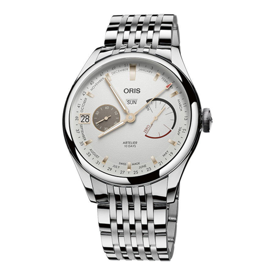 Oris Artelier Calibre 113 43mm 01 113 7806 4051 – Zifferblatt Weiß, Armband Stahl