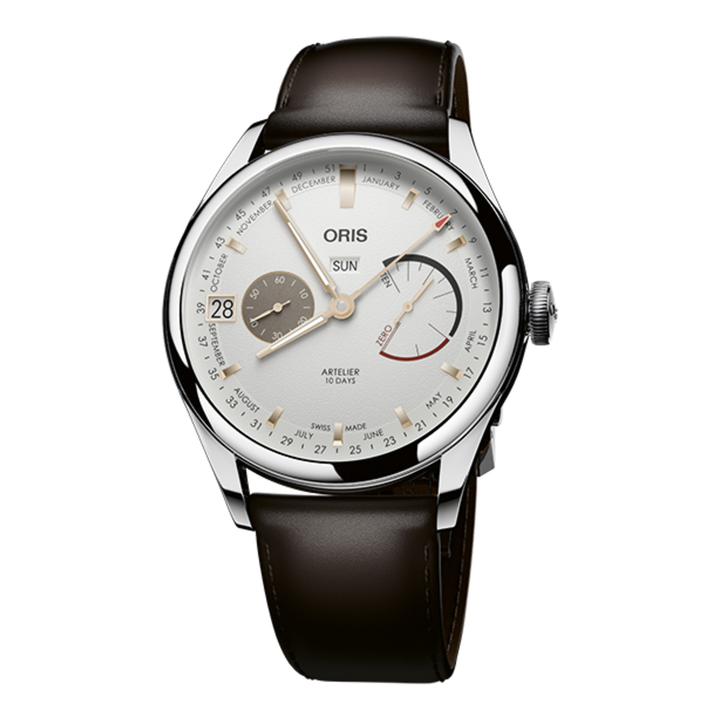 Oris Artelier Calibre 113 43mm 01 113 7806 4051 – Zifferblatt Weiß, Armband Leder