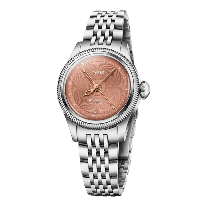 Oris Big Crown Pointer Date 29mm 01 534 7804 4052 – Zifferblatt Rosa, Armband Stahl