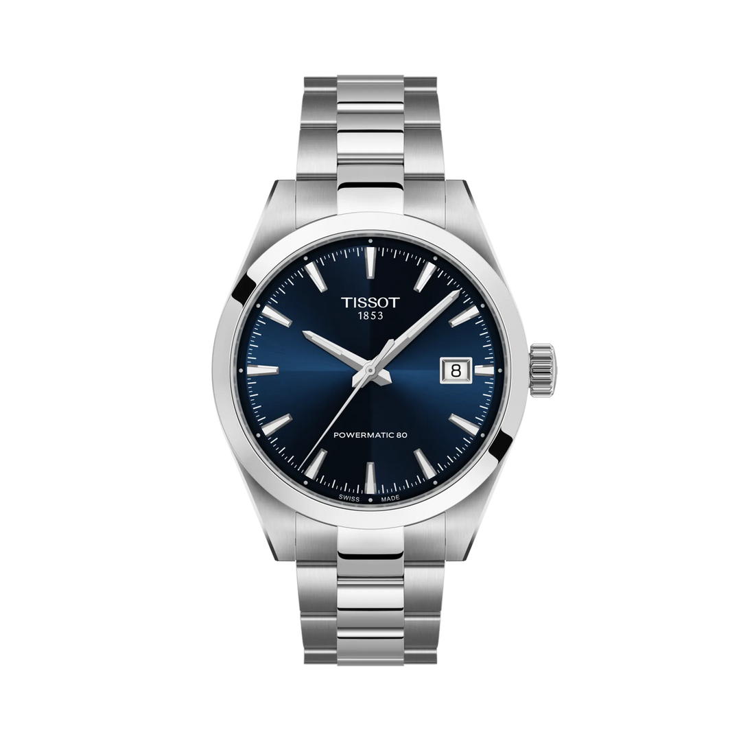 Tissot Gentleman 38mm T165.807.11.041.00 - Zifferblatt Blau, Armband Stahl