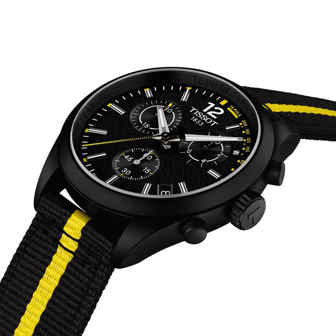 Tissot PR 100 Tour de France 2026 40mm T150.417.37.057.00 - Zifferblatt im Detail