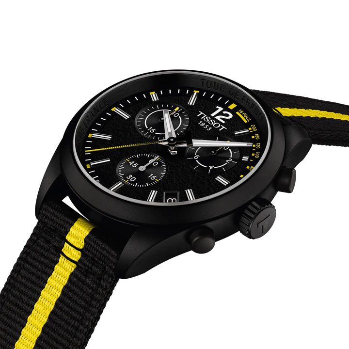 Tissot PR 100 Tour de France 2026 40mm T150.417.37.057.00 - Zifferblatt im Detail