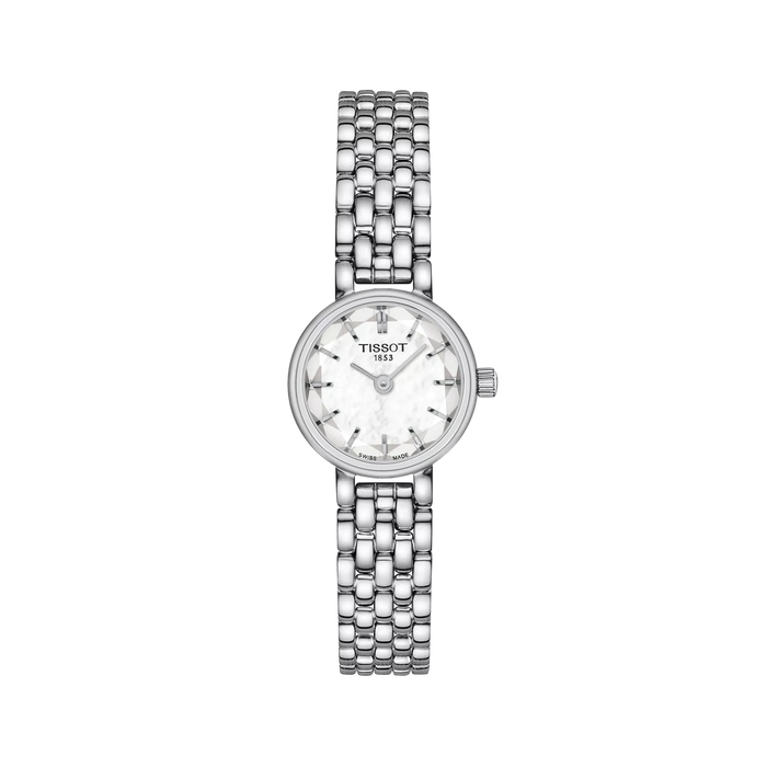 Tissot Lovely Round 19,5mm T140.009.11.111.00 - Zifferblatt Weißes Perlmutt, Armband Stahl