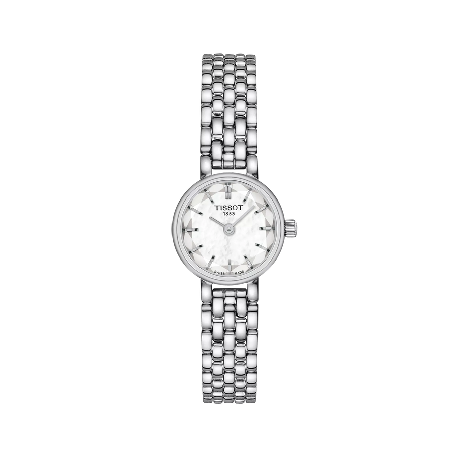 Tissot Lovely Round 19,5mm T140.009.11.111.00 - Zifferblatt Weißes Perlmutt, Armband Stahl