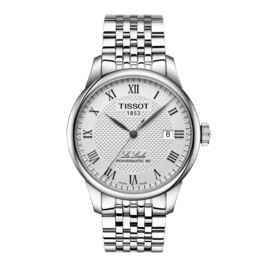Tissot Le Locle 39,3mm T006.407.11.033.00 - Zifferblatt Silber, Armband Stahl