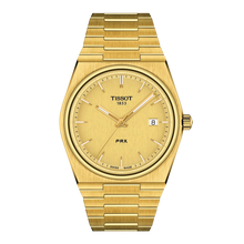 Tissot PRX 39,5mm T137.410.33.021.00 - Zifferblatt Champagner, Armband Stahl mit PVD-Beschichtung