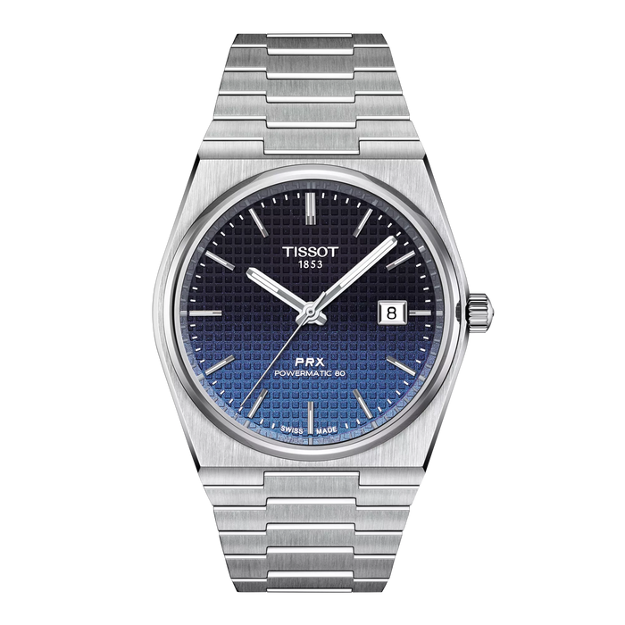Tissot PRX 39,5mm T137.407.11.051.01 - Zifferblatt Blau, Armband Stahl