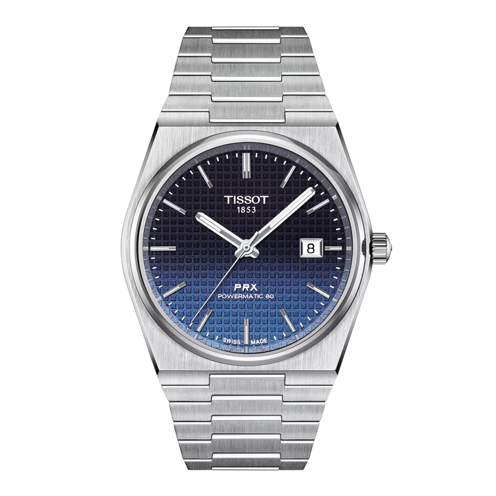 Tissot PRX 39,5mm T137.407.11.051.01 - Zifferblatt Blau, Armband Stahl